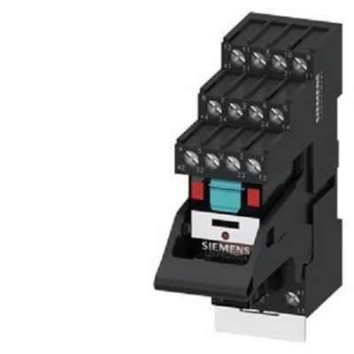 Siemens LZS Series Electromechanical Interface Relay, Plug In, 115V ac Coil, 4PDT