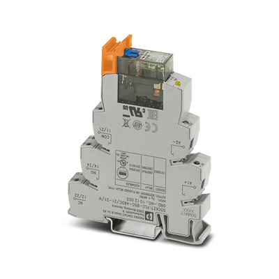 Phoenix Contact Relay Module, DIN Rail Mount, 48V dc Coil, DPDT, 10mA Load