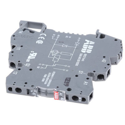 ABB R600 Series Interface Relay, DIN Rail Mount, 5V dc Coil, SPDT, 3 → 6000mA Load
