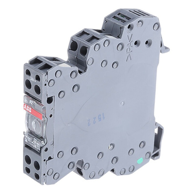 ABB R600 Series Interface Relay, DIN Rail Mount, 24V ac/dc Coil, DPDT, 1 → 8000mA Load