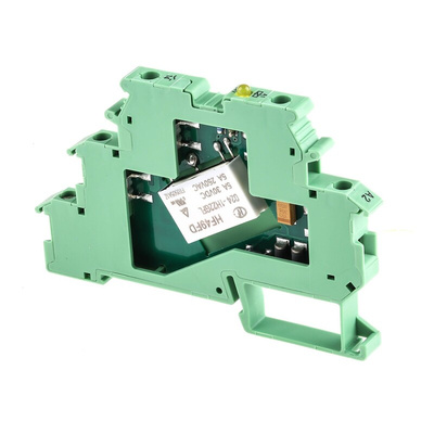 Phoenix Contact DEK-REL- 24/1/AKT Series Interface Relay, Chassis Mount, 24V ac/dc Coil, SPST, 1-Pole