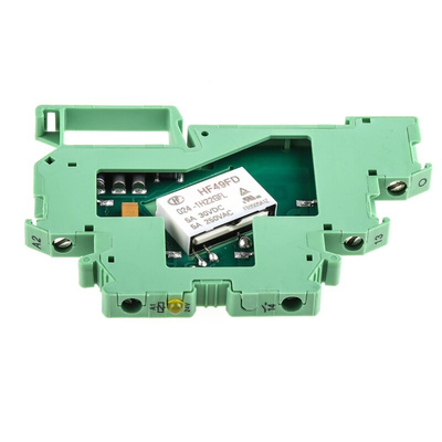 Phoenix Contact DEK-REL- 24/1/AKT Series Interface Relay, Chassis Mount, 24V ac/dc Coil, SPST, 1-Pole
