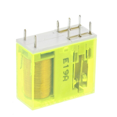 Finder PCB Mount Force Guided Relay, 48V dc Coil Voltage, 2 Pole, DPDT