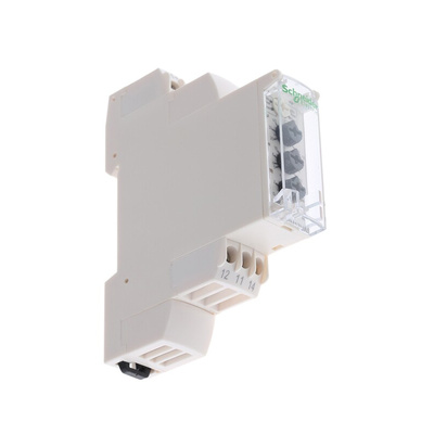 Schneider Electric Voltage Monitoring Relay, 1 Phase, SPDT, 20 → 80V ac/dc, DIN Rail