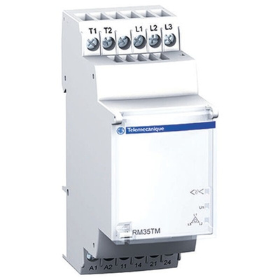 Schneider Electric Phase, Temperature, Voltage Monitoring Relay, 3 Phase, DPST, 208 → 480V ac, DIN Rail