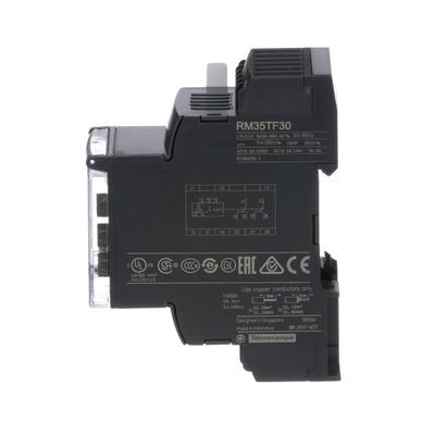 Schneider Electric Phase, Voltage Monitoring Relay, 3 Phase, DPDT, 220 → 480V ac, DIN Rail