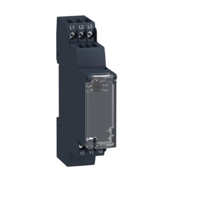 Schneider Electric Phase Monitoring Relay, 3 Phase, SPDT, 183 → 528V ac, DIN Rail