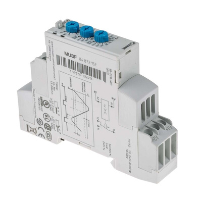 Crouzet Voltage Monitoring Relay, 1 Phase, SPDT, 65 → 260V ac/dc, DIN Rail
