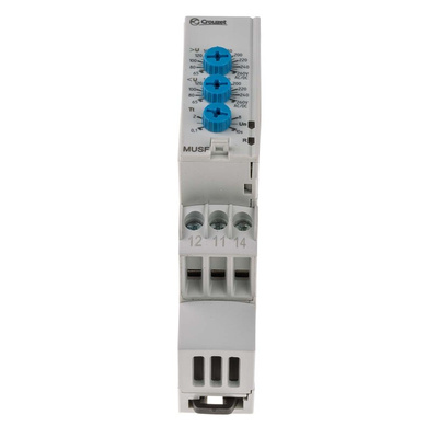 Crouzet Voltage Monitoring Relay, 1 Phase, SPDT, 65 → 260V ac/dc, DIN Rail