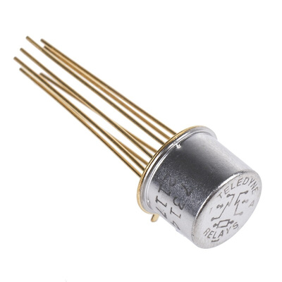 Teledyne PCB Mount RF Relay, 12V dc Coil, DPDT