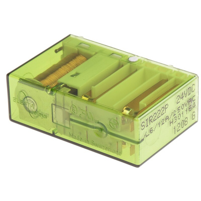 Elesta PCB Mount Force Guided Relay, 24V dc Coil Voltage, 2 Pole, DPDT