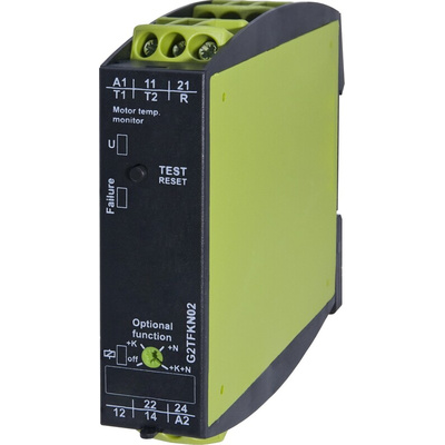 Tele Temperature Monitoring Relay, 1 Phase, DPDT, DIN Rail