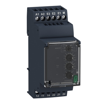 Schneider Electric Current Monitoring Relay, 1 Phase, DPDT, DIN Rail