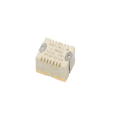 Radiall PCB Mount High Frequency Relay, 12V dc Coil, 50Ω Impedance, 8GHz Max. Coil Freq., SPDT