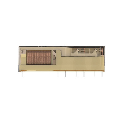 TE Connectivity PCB Mount Force Guided Relay, 12V dc Coil Voltage, 6 Pole, 3PDT