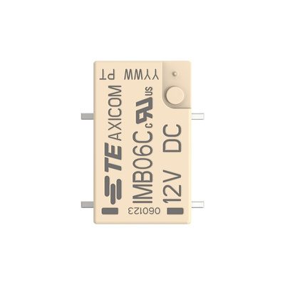 TE Connectivity PCB Mount Relay, 12V dc Coil, SPST