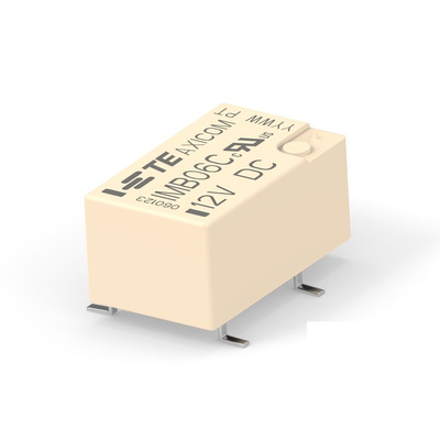 TE Connectivity PCB Mount Relay, 12V dc Coil, SPST