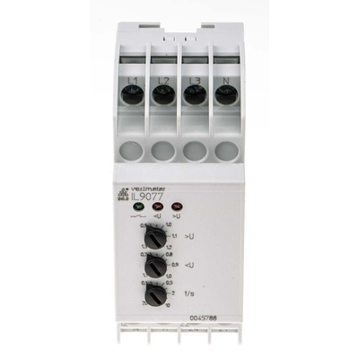 Dold Voltage Monitoring Relay, 3 Phase, DPDT, DIN Rail