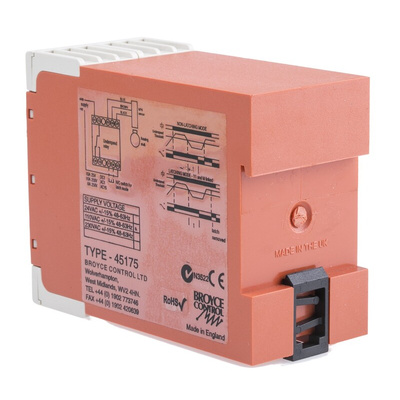 Broyce Control Speed Monitoring Relay, SPDT, DIN Rail
