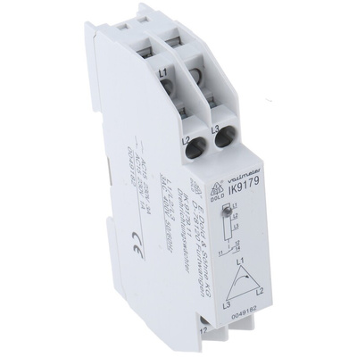 Dold Phase Monitoring Relay, 3 Phase, SPDT, DIN Rail