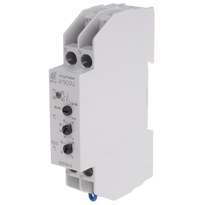 Dold Temperature Monitoring Relay, SPDT, DIN Rail