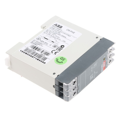 ABB Phase, Voltage Monitoring Relay, 1, 3 Phase, SPST, 320 → 460V ac, DIN Rail