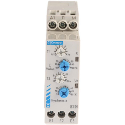 Crouzet Current Monitoring Relay, 1 Phase, SPDT, DIN Rail