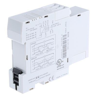 Crouzet Voltage Monitoring Relay, 1 Phase, SPDT, DIN Rail