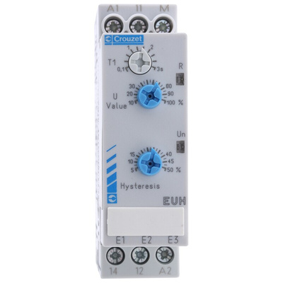 Crouzet Voltage Monitoring Relay, 1 Phase, SPDT, DIN Rail