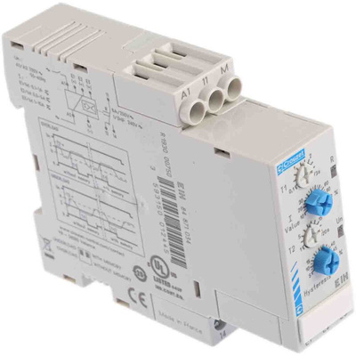 Crouzet Current Monitoring Relay, 1 Phase, SPDT, DIN Rail