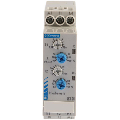 Crouzet Current Monitoring Relay, 1 Phase, SPDT, DIN Rail