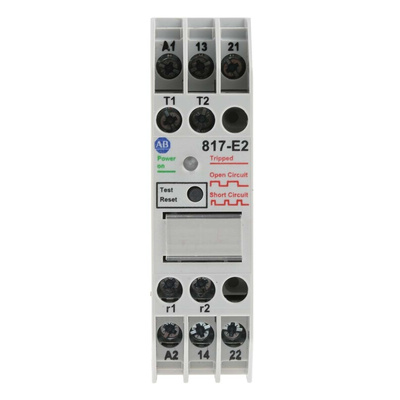 Allen Bradley Temperature Monitoring Relay, DPST, DIN Rail