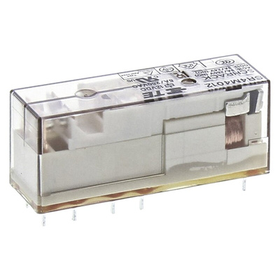 TE Connectivity PCB Mount Force Guided Relay, 12V dc Coil Voltage, 4 Pole, 3PST, SPST