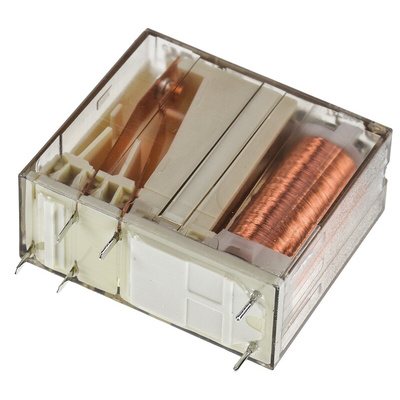 TE Connectivity PCB Mount Force Guided Relay, 24V dc Coil Voltage, 2 Pole, SP-NO/NC