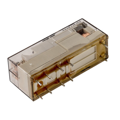 TE Connectivity PCB Mount Force Guided Relay, 5V dc Coil Voltage, 4 Pole, 3PST, SPST