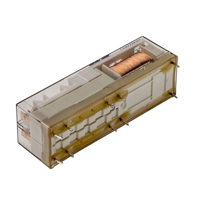 TE Connectivity PCB Mount Force Guided Relay, 24V dc Coil Voltage, 4 Pole, 3PST, SPST