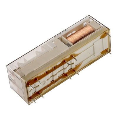 TE Connectivity PCB Mount Force Guided Relay, 24V dc Coil Voltage, 4 Pole, DPDT