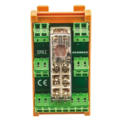 TE Connectivity DIN Rail Force Guided Relay, 115V dc Coil Voltage, 6 Pole, 3PDT