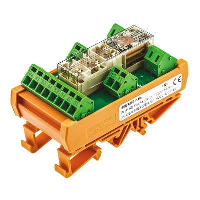 TE Connectivity DIN Rail Force Guided Relay, 115V dc Coil Voltage, 6 Pole, 3PDT