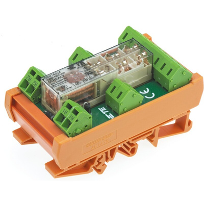 TE Connectivity PCB Mount Force Guided Relay, 24V dc Coil Voltage, 6 Pole, 5PST, DPST