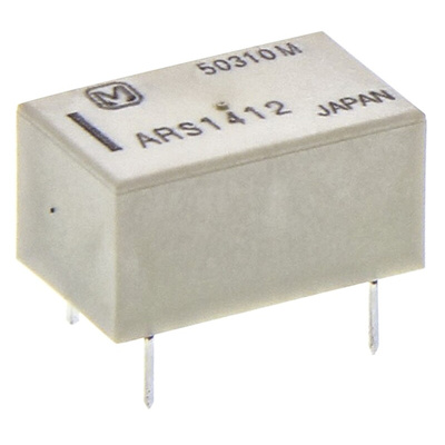 Panasonic PCB Mount High Frequency Relay, 12V dc Coil, 50Ω Impedance, 3GHz Max. Coil Freq., SPDT