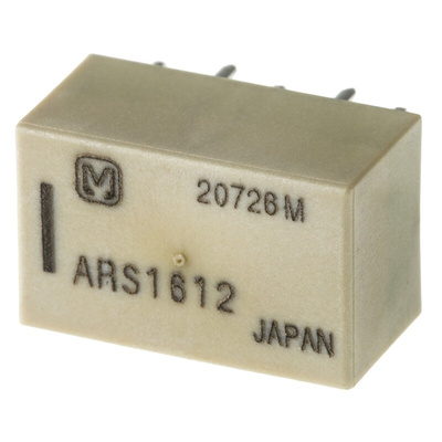 Panasonic PCB Mount High Frequency Relay, 12V dc Coil, 50Ω Impedance, 3GHz Max. Coil Freq., SPDT