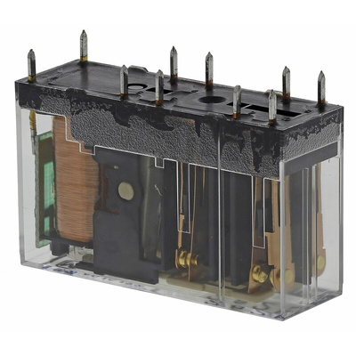 Panasonic PCB Mount Force Guided Relay, 24V dc Coil Voltage, 4 Pole, DPDT
