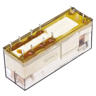 TE Connectivity PCB Mount Force Guided Relay, 24V dc Coil Voltage, 4 Pole, 3PST, SPST
