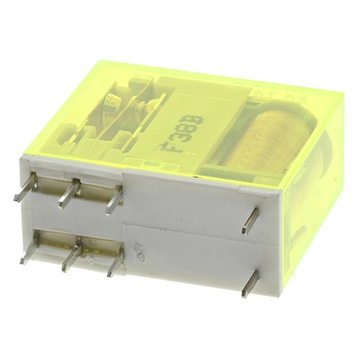 Finder PCB Mount Force Guided Relay, 110V dc Coil Voltage, 2 Pole, DPDT