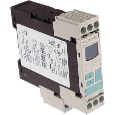 Siemens Voltage Monitoring Relay, 1 Phase, SPDT, 17 → 275V ac/dc, DIN Rail