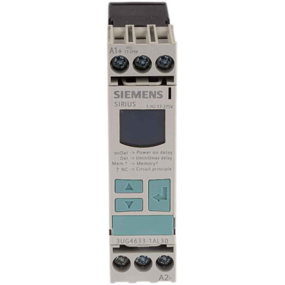 Siemens Voltage Monitoring Relay, 1 Phase, SPDT, 17 → 275V ac/dc, DIN Rail