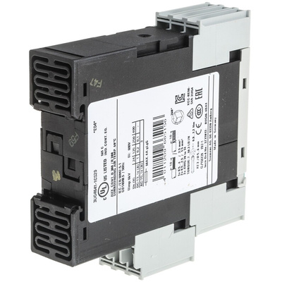 Siemens Current Monitoring Relay, 1 Phase, DPDT, DIN Rail