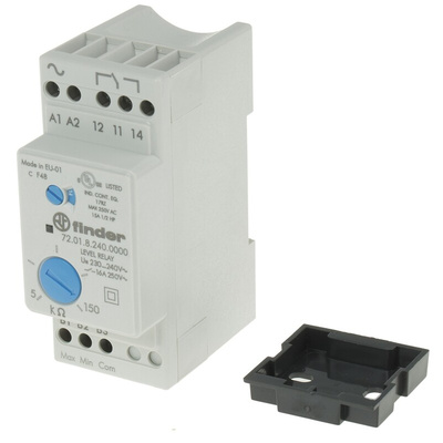 Finder Level Monitoring Relay, 1 Phase, SPDT, DIN Rail