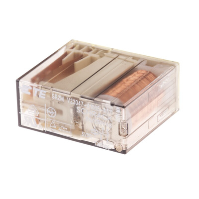 TE Connectivity PCB Mount Force Guided Relay, 5V dc Coil Voltage, 1 Pole, SPDT